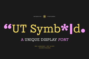 Related font UT Symbold