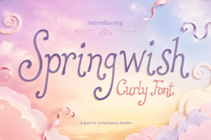 Related font Springwish