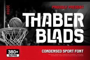 Related font Thaber Blads