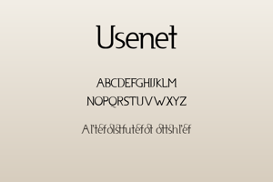 Related font Usenet
