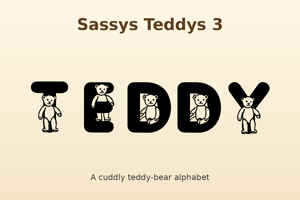 Related font Sassys Teddys 3