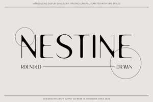 Nestine Rounded Drawn