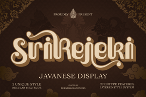Related font Sri Rejeki