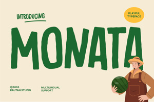 Related font MONATA