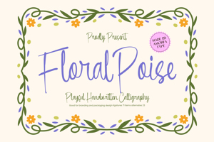 Related font Floral Poise