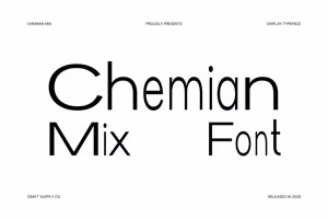 Related font Chemian Mix