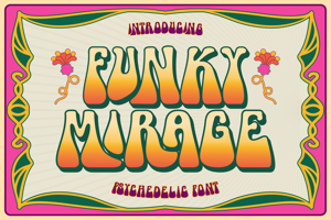 Related font Funky Mirage