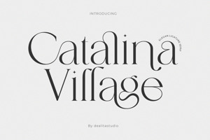 Catalina - Classy Ligature font