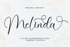 Related font Melinda