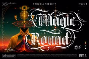 Related font Magic Round
