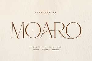 Related font Moaro