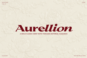 Related font Aurellion