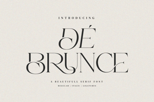 Related font De Brunce