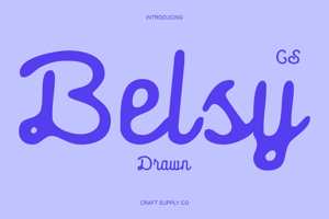 Related font CS Belsy Drawn