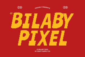 Related font CS Bilaby Pixel