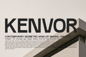 Related font Kenvior Med