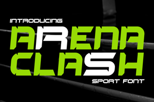 Related font Arena Clash