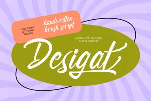 Related font Desigat