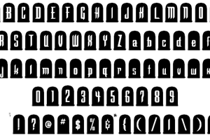 Related font Tombstone