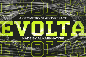 Related font Evolta