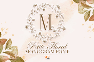 Petite Floral Monogram