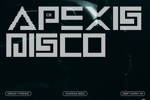 Related font CS Apexis Disco