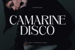 Related font Camarine Disco