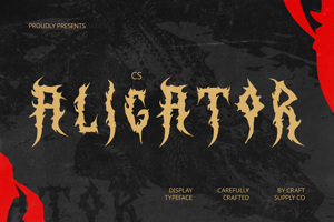 Related font CS Aligator