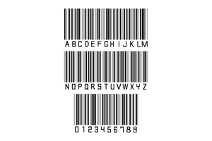 Related font barcode font