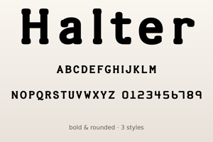 Related font Halter