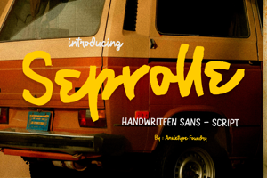 Related font Seprolle