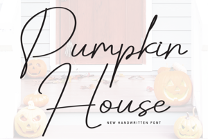 Related font Pumpkin House