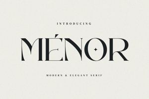 Related font Menor