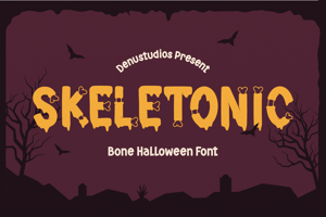Related font Skeletonic