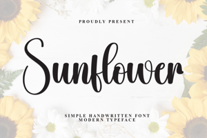 Related font Sunflower