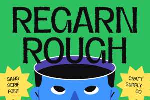 Related font Regarn Rough
