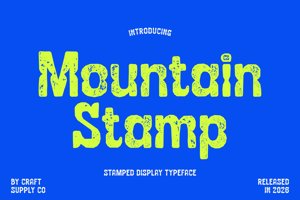 Related font CS Mountain Stamp