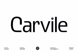 Related font CS Carvile