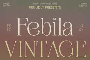 Febila Vintage Stamp