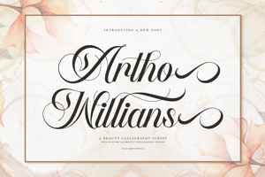 Related font Artho Willians