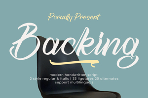 Related font Backing