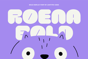 Roena - Bold Font