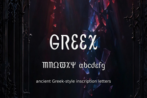 Related font Greex