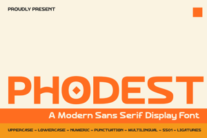 Related font Phodest