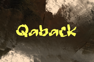 Related font Qaback