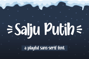 Related font Salju Putih