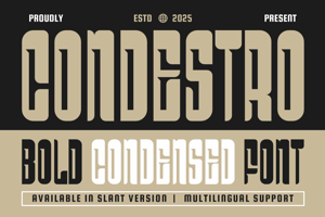 Related font Condestro