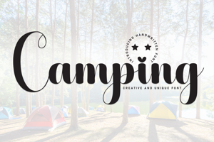 Related font Camping