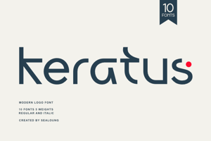 Related font Keratus Medium