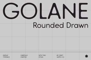 Related font Golane Rounded Drawn